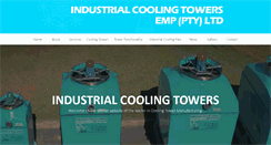 Desktop Screenshot of industrialcoolingtowers.co.za